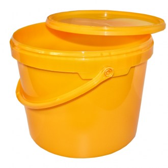 Műanyag mézeskanna 15 kg sárga